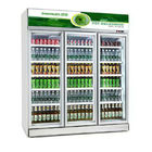 Wyświetlanie napojów Dostosowany supermarket Drzwi szklane do lodówki Sprzęt chłodniczy