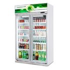 Wyświetlanie napojów Dostosowany supermarket Drzwi szklane do lodówki Sprzęt chłodniczy